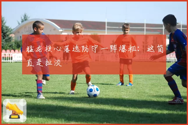 猛龙核心落选防守一阵爆粗:这简直是扯淡